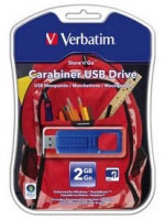 Verbatim 2GB Carabiner USB Drive (47383)